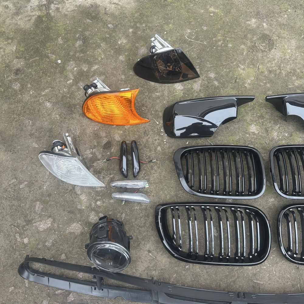 Решотка бампера bmw e46 решітка туманки ноздри bmw E46 BMW