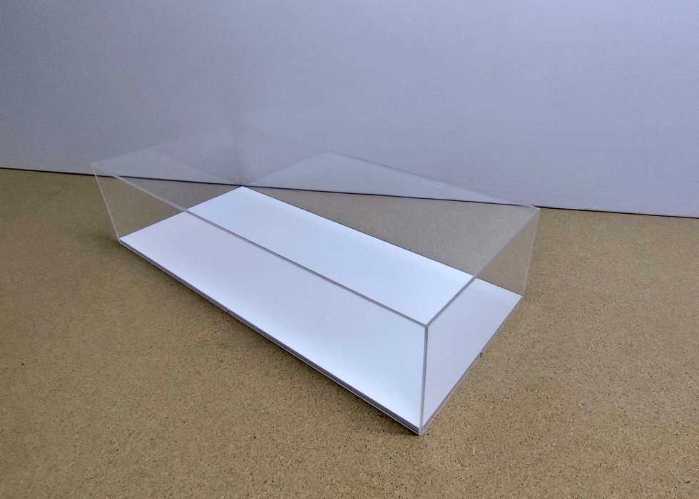 Caixas acrílico proteção de artigos