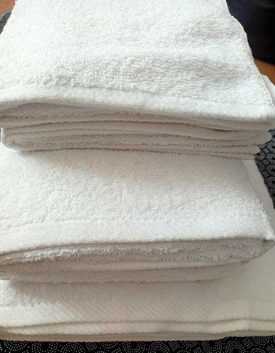 Zestaw 6x ręczników hotelowych SPA białe ręcznik bawełniany ręczniki