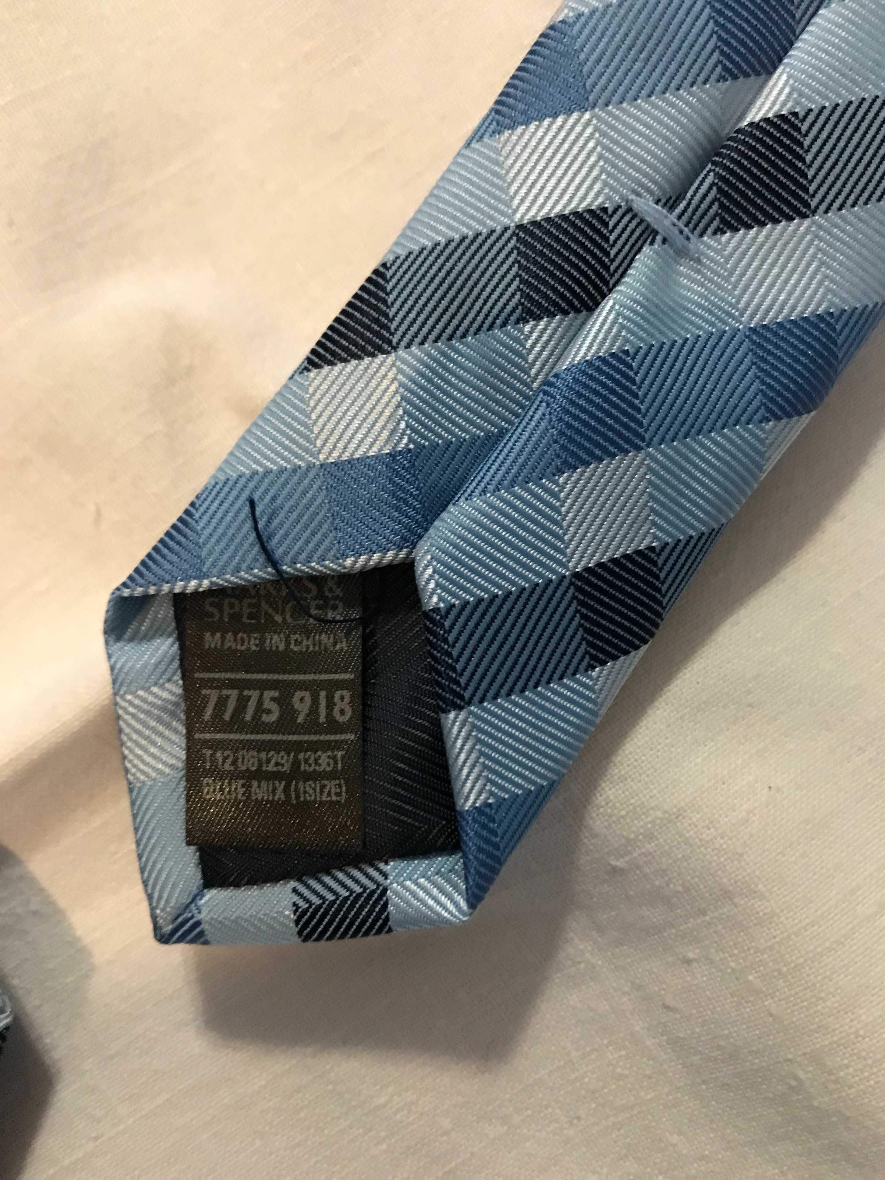 Krawat modny elegancki MARCS&SPENCER