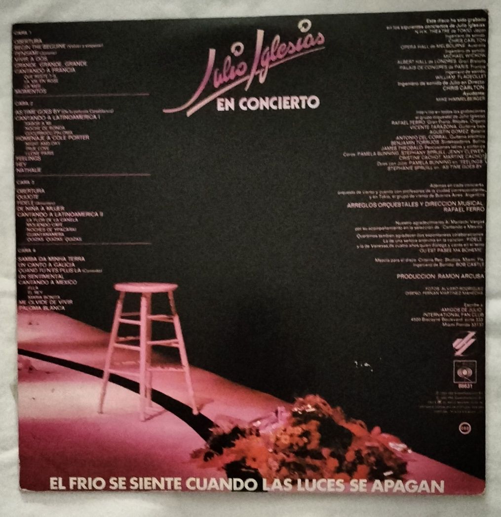 Julio Iglesias en Concierto - Duplo