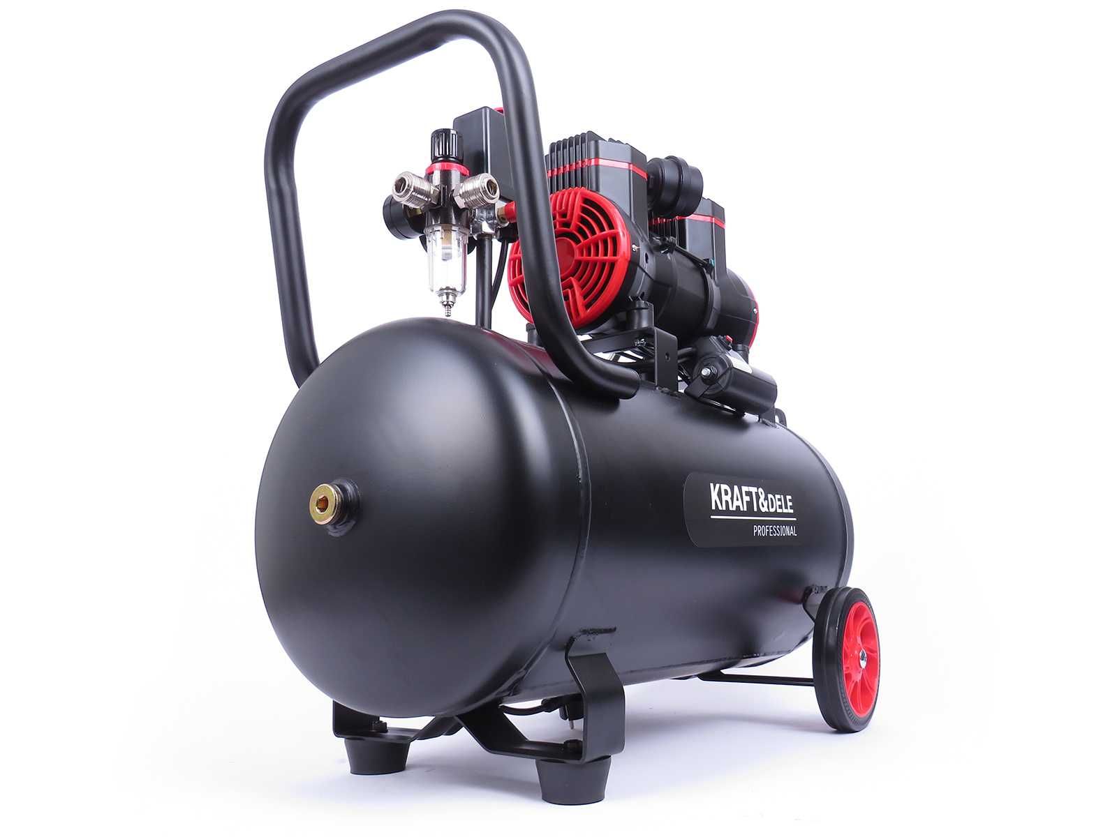 KRAFT&DELE Kompresor 50l Bezolejowy 2 Tłoki 2 Pompy Spreżarka KD1391