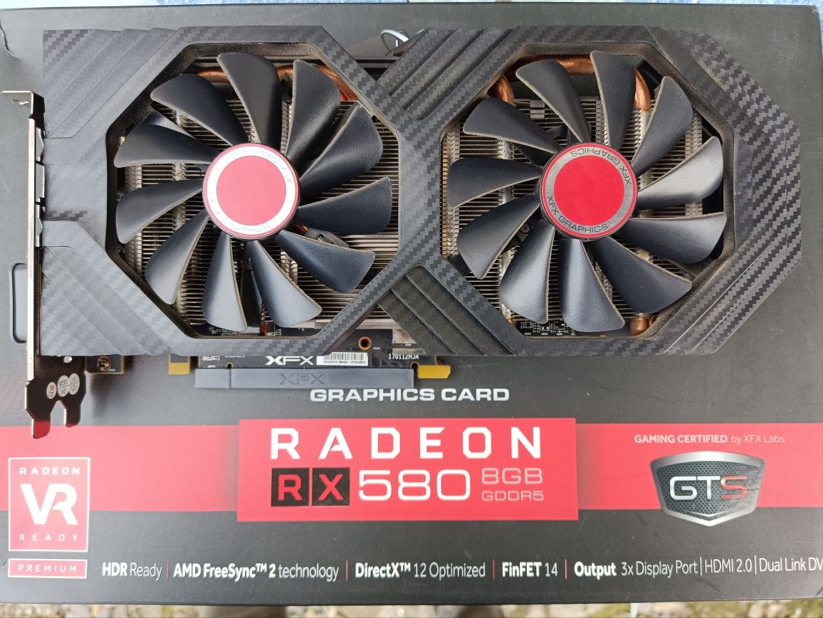 Відеокарта XFX AMD Radeon RX 580 8Gb GTS XXX Edition GDDR5
