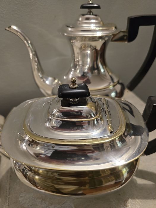 Serviço de chá plaqueado Vintage