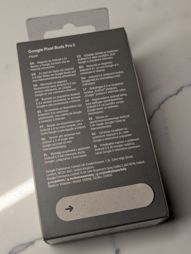 Google pixel buds Pro 2