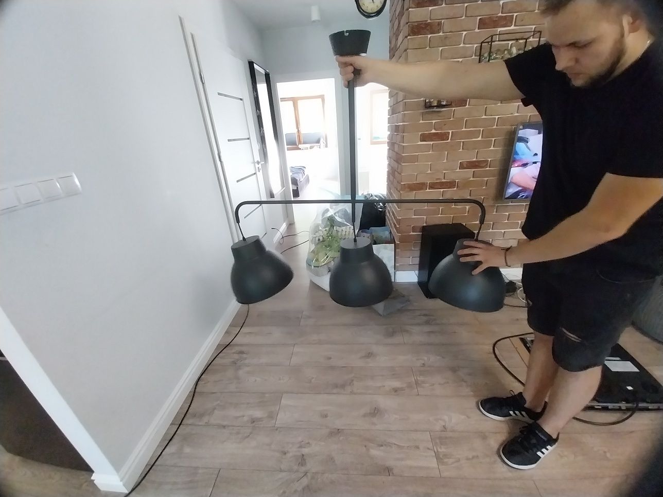 Lampa wisząca  regulowana