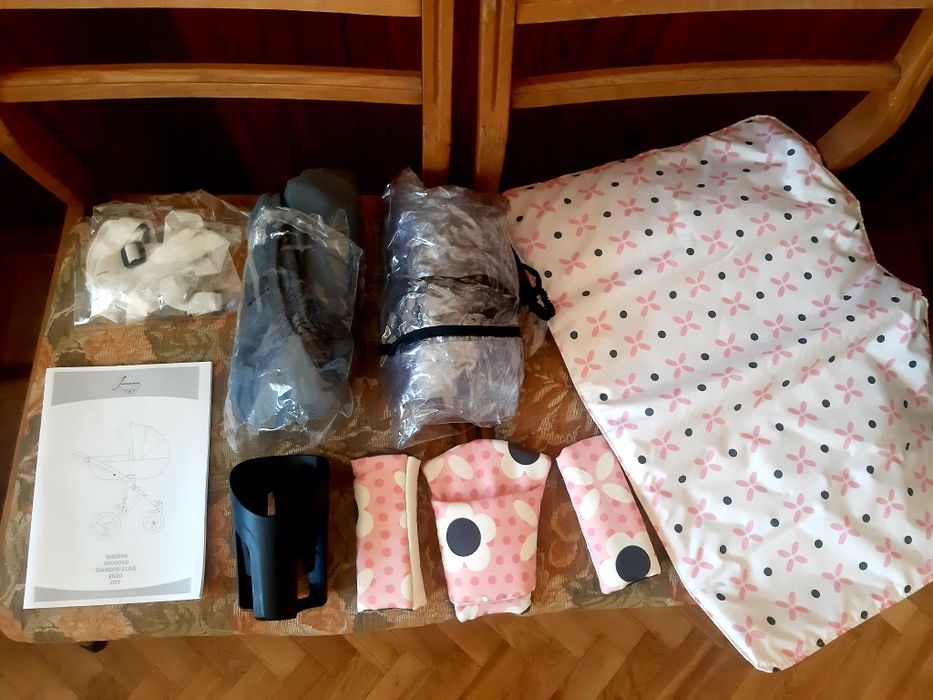 Коляска дитяча 2 в 1 Junama Madena Limited Edition Flower