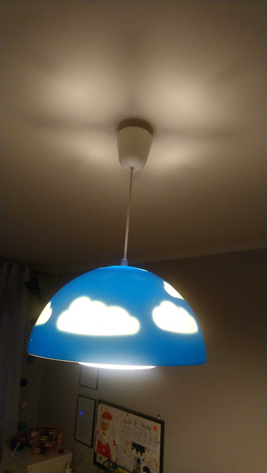 Lampa ikea chmurki