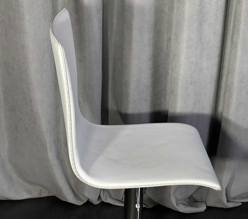 Білий барний шкіряний стілець/барні крісла/барні стільці/шкіряні меблі