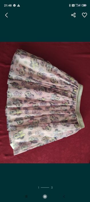 Legginsy dziewczęce i 2 spódniczki