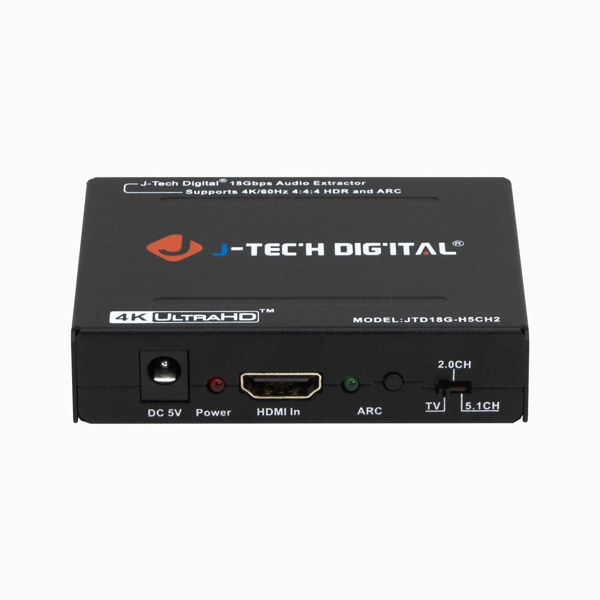 J-Tech Digital | 4K60Hz HDMI Audio Extractor | HDMI-ARС