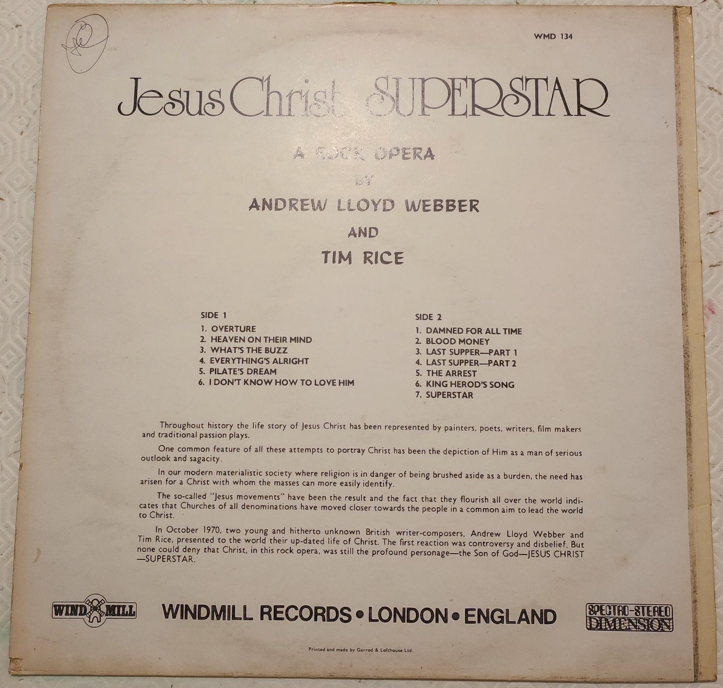 Vinil Jesus Christ Superstar