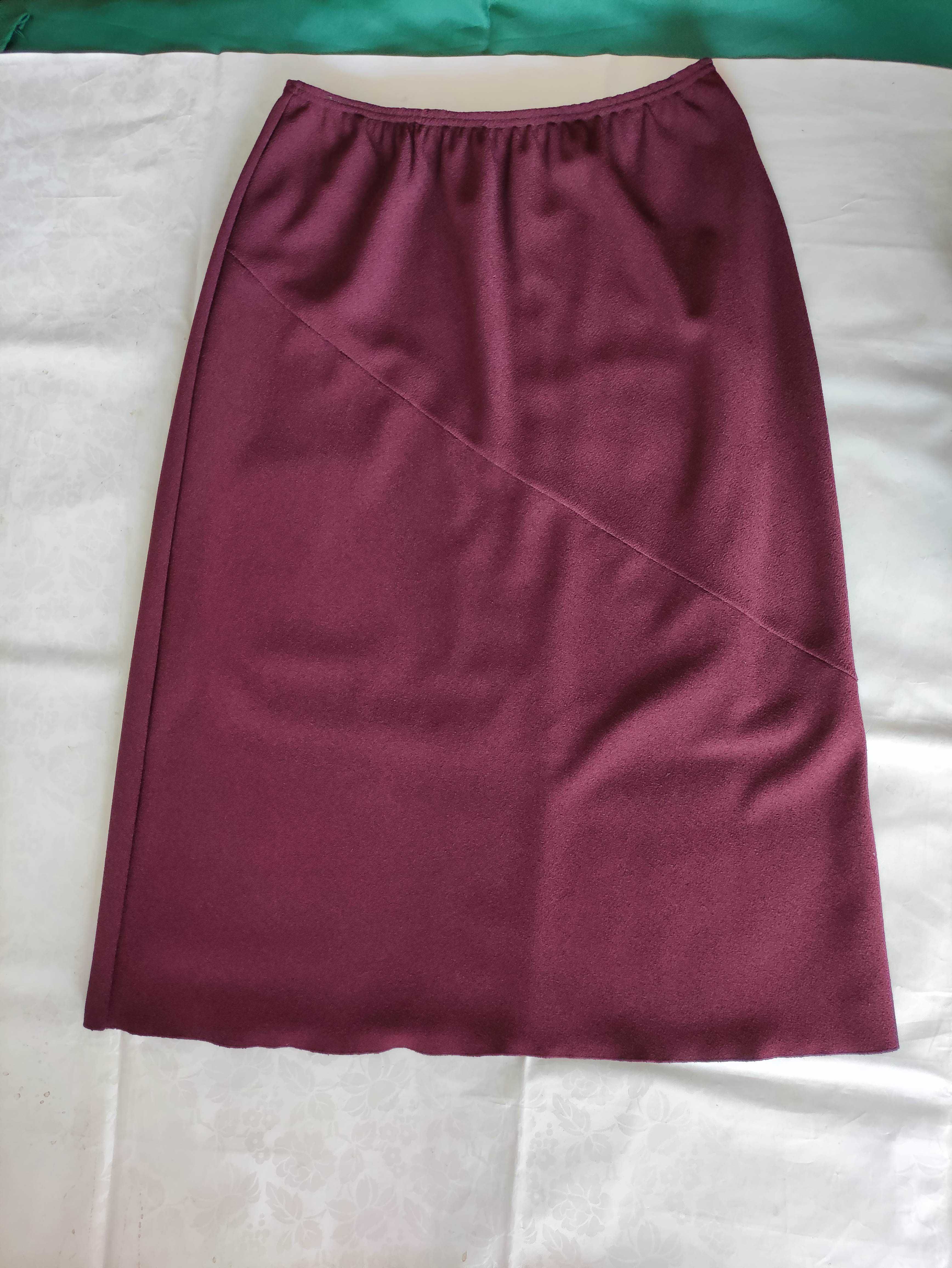 Spódnica BX Moda Zakręcona na podszewce retro + spódnica dłuższa za ko