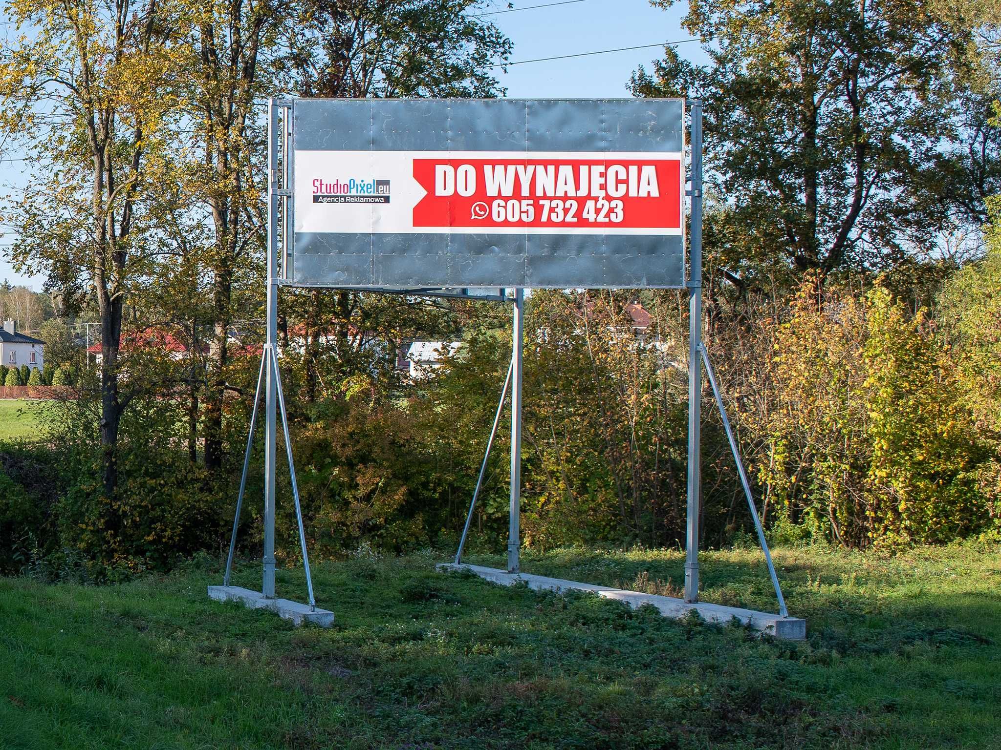 Wynajmę tablicę reklamową przy drodze DW986 w miejscowości Ocieka