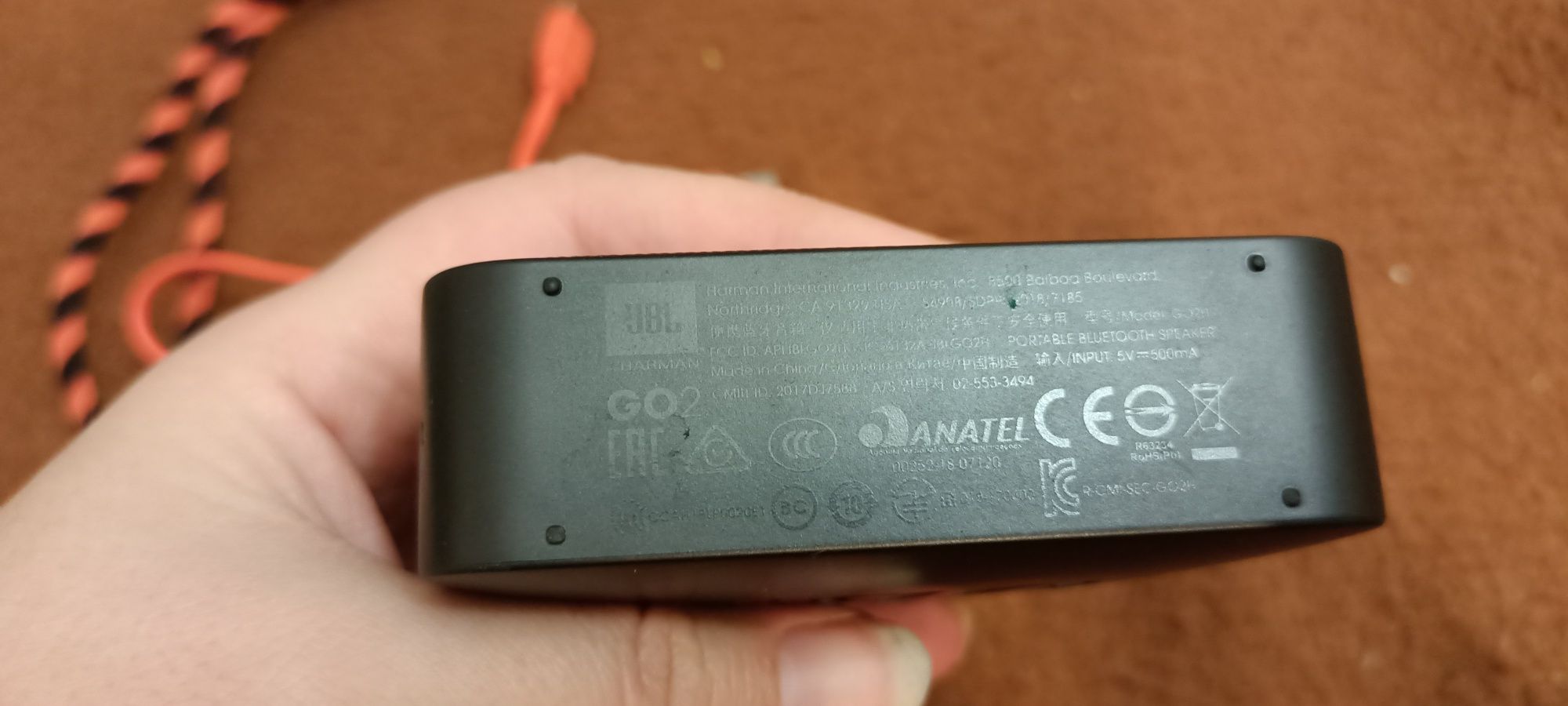 Głośnik  Kolumna bluetooth JBL Go 2 Oryginalny kabel.