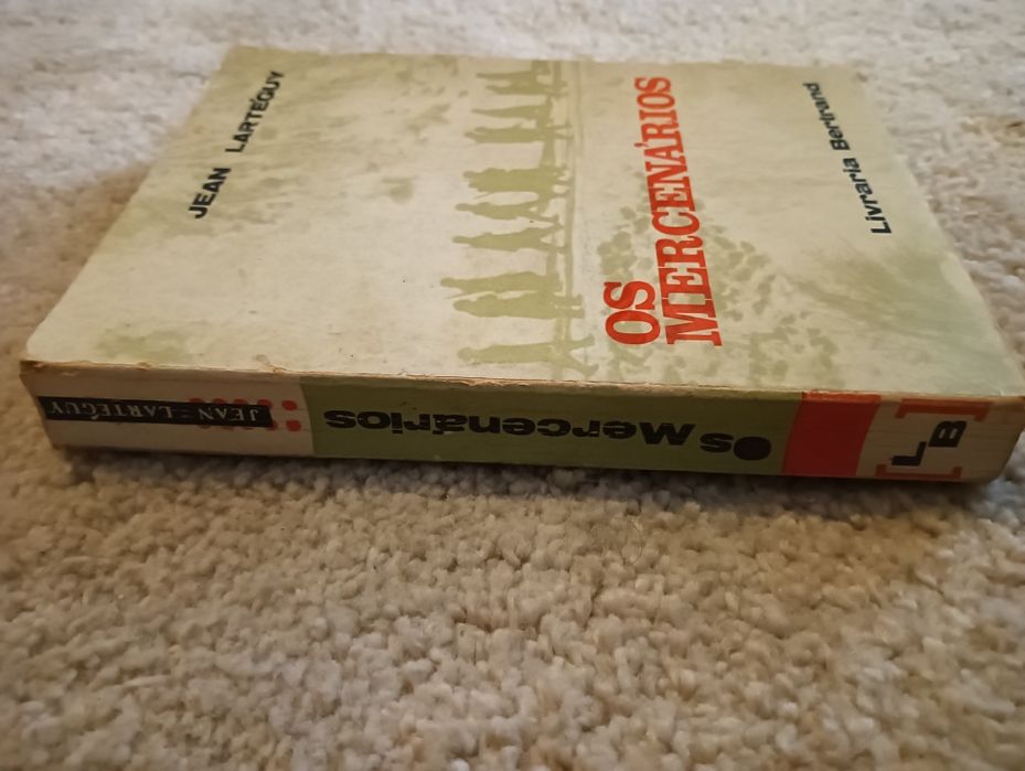 Os Mercenários Jean Larteguy livro antigo Livraria Bertrand*