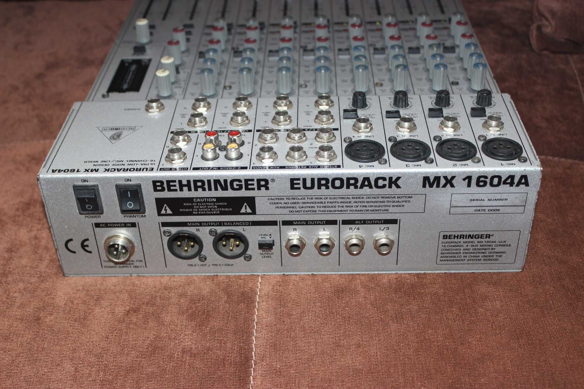 Мікшер пульт мікшерний Behringer Eurorack MX1604A стан хороший