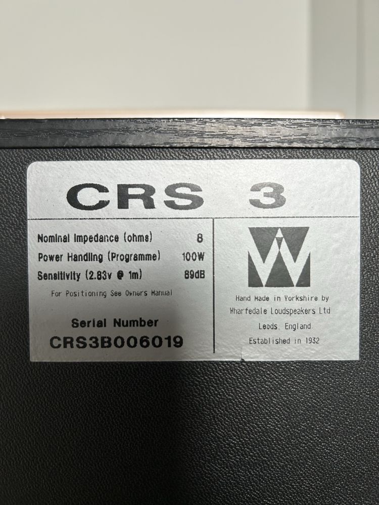Kolumny / zestaw głośnikowy / satelity Wharfedale CRS 3