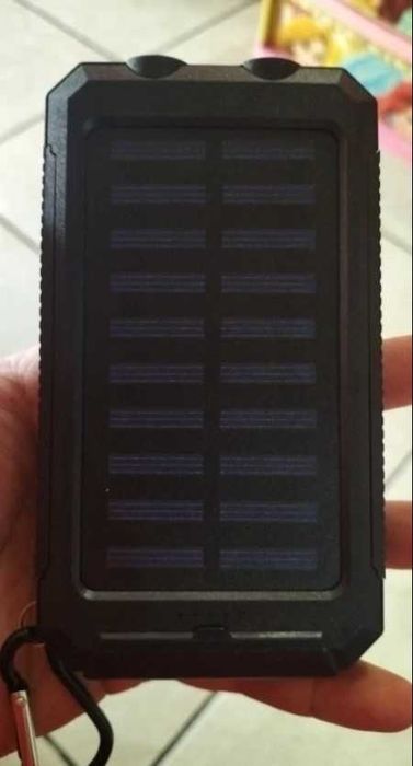 Повербанк 10 000 mah компас ліхтарик компас із сонячною батареєю