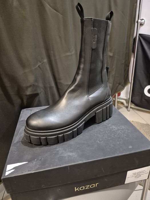 Шкіряні черевики жіночі Kazar