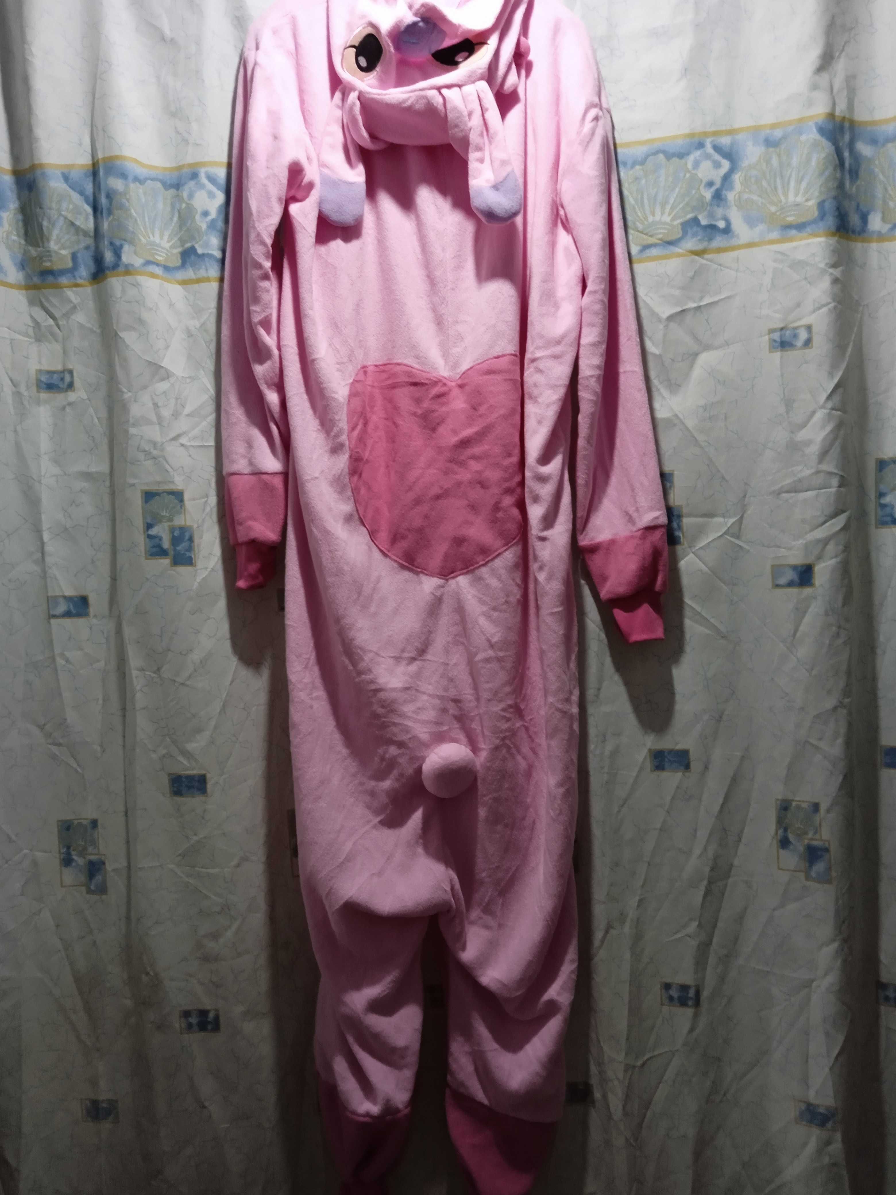 Лило и Стич пижама кигуруми розовый стич костюм стича