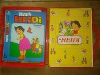Coleção revistas da Heidi antigas de 1976 com caixa arquivadora