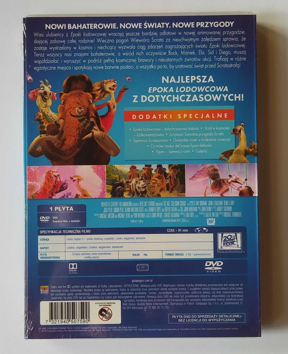 Epoka Lodowcowa - 5 x DVD
