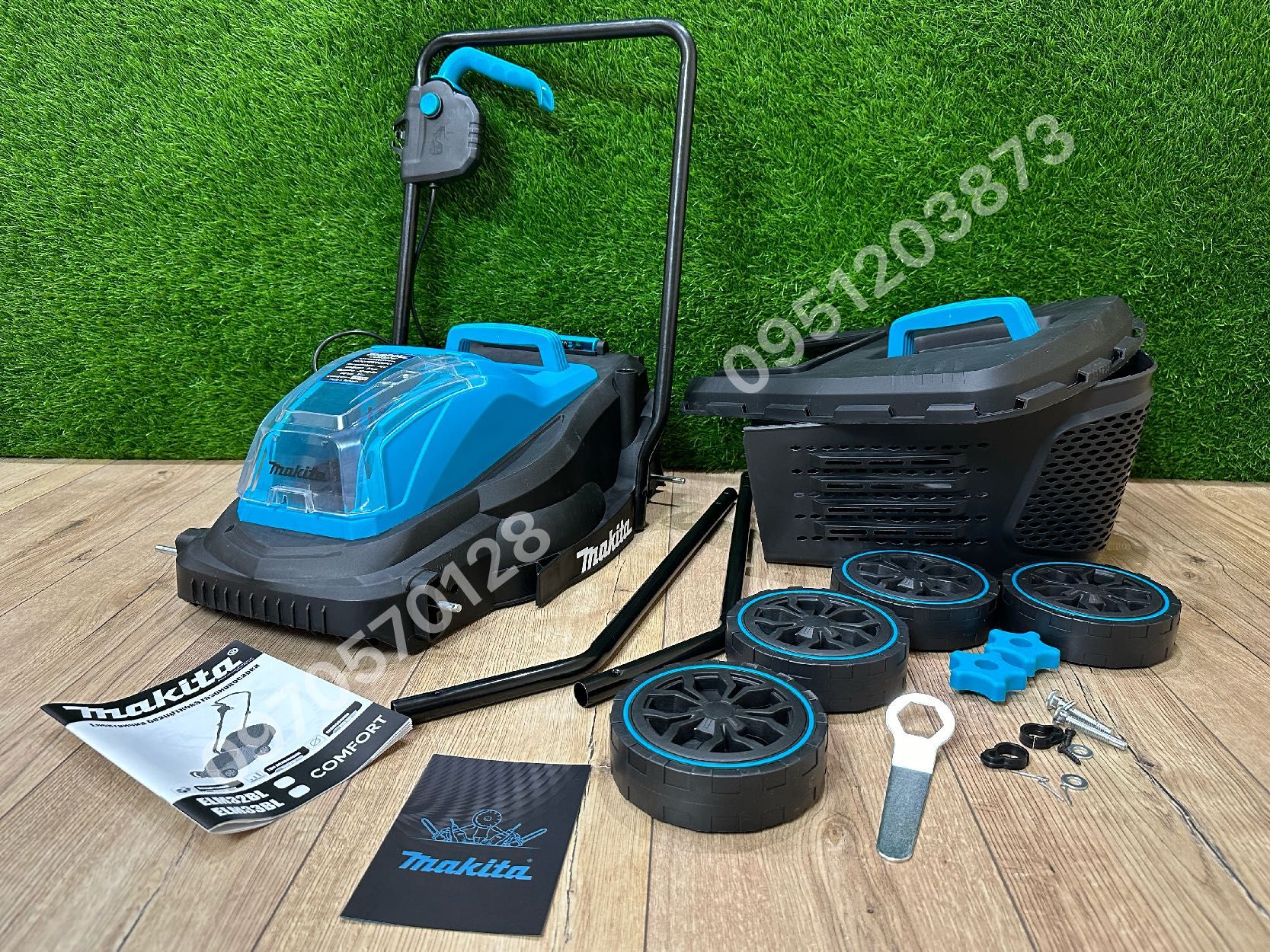 Аккумуляторная Газонокосилка Makita DLM330BL каркас Травозборник 35 л