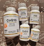Коензим антиоксидант Q10 CoQ10 pqq 100 200 мг California Gold Coenzyme