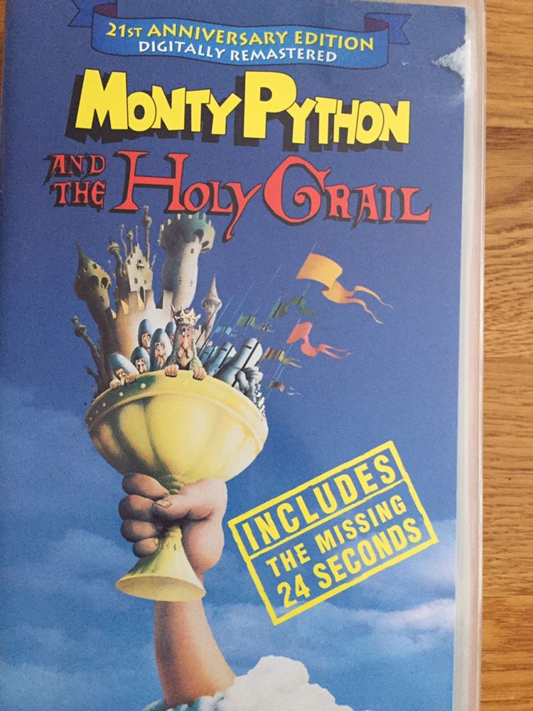 Monty Python and the Holy Grail na kasecie vhs