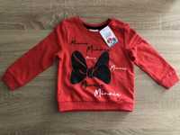 Nowa bluza Disney myszka Miki Minnie Mouse kokarda r. 80