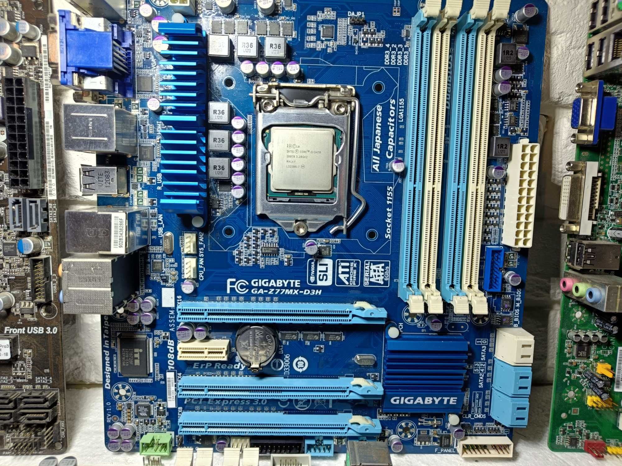 Материнська плата Asus Gigabyte B75 Z77 H61 B65 Q77 LGA1151 Intel