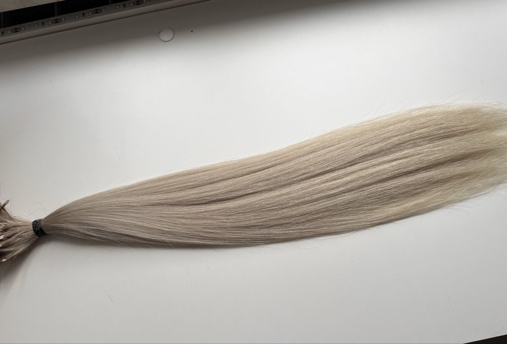 Włosy naturalne słowiańskie 90 gram 60 cm