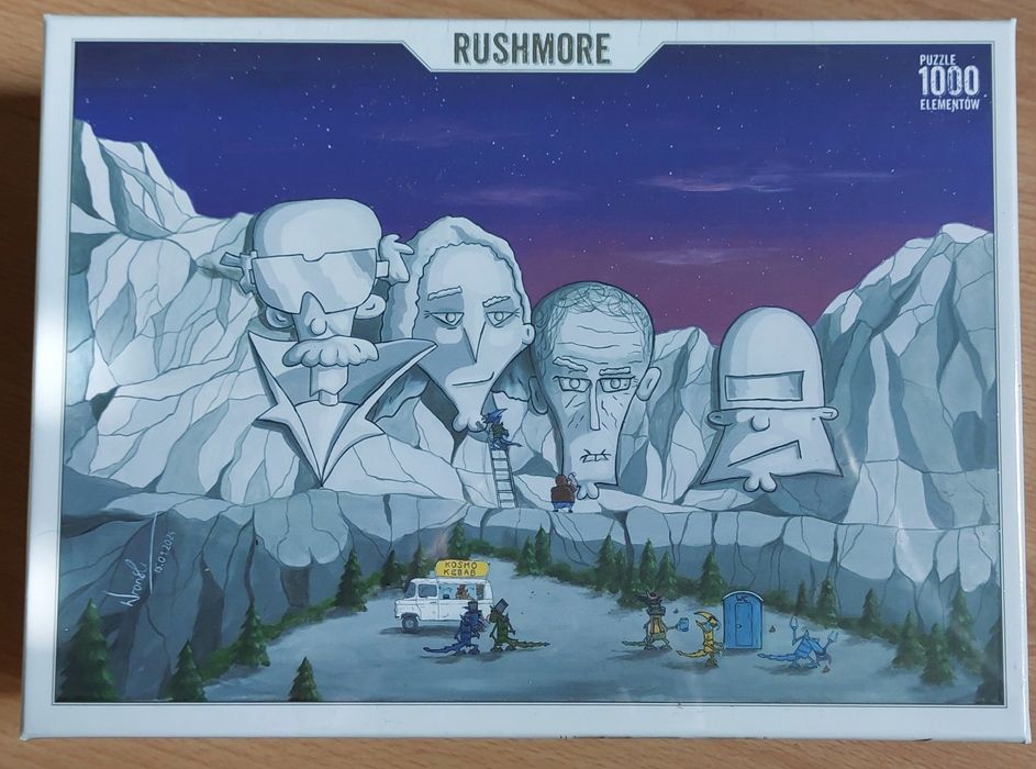 Puzzle 1000 Kapitan Bomba Rushmore Walaszek