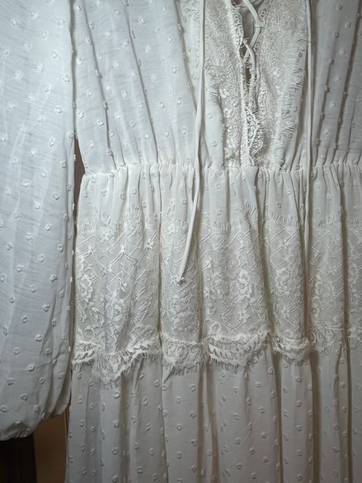 Сукня М-Л молочного кольору