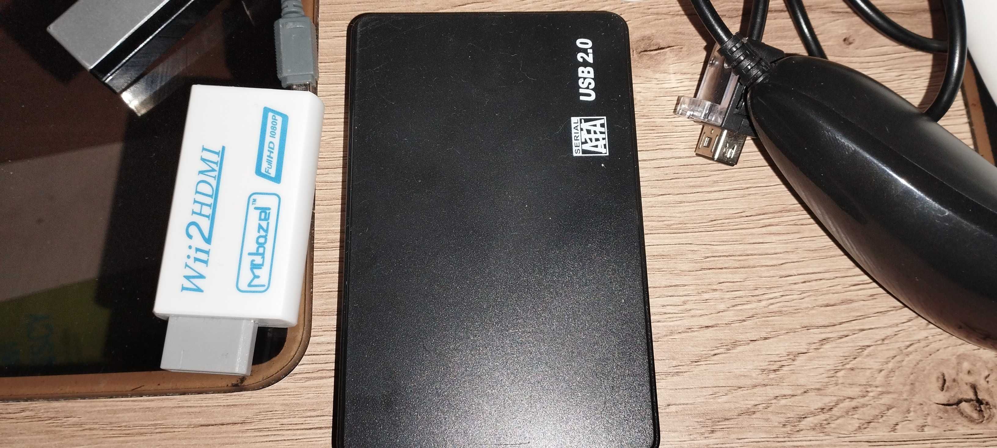 Nintendo Wii HDMI, HDD, 2 x kontrolery, Soft Mod, HDD
