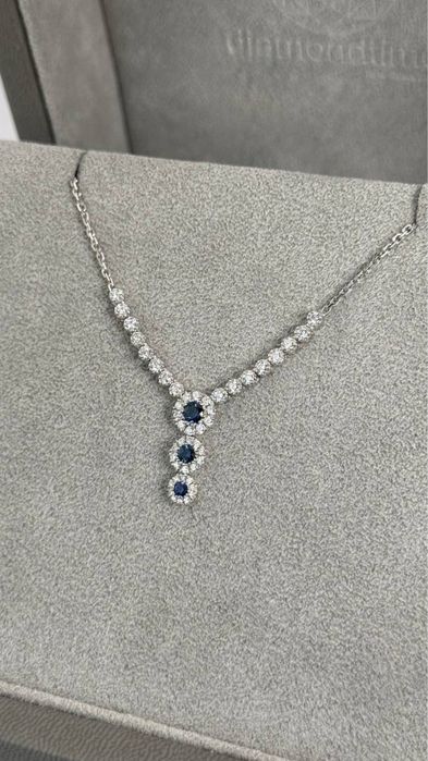 Кольє з сапфірами