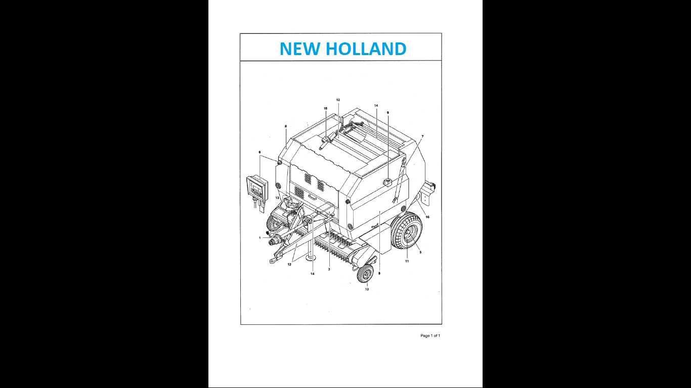 Prasa New Holland BR560 katalog części PO POLSKU!