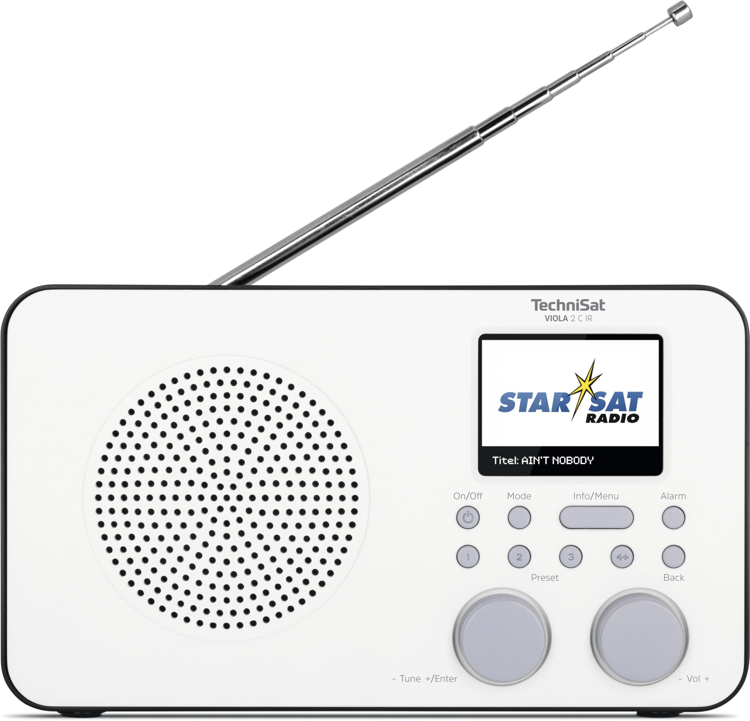 uszkodzony radio sieciowo-bateryjne dab+, fm technisat viola 2
