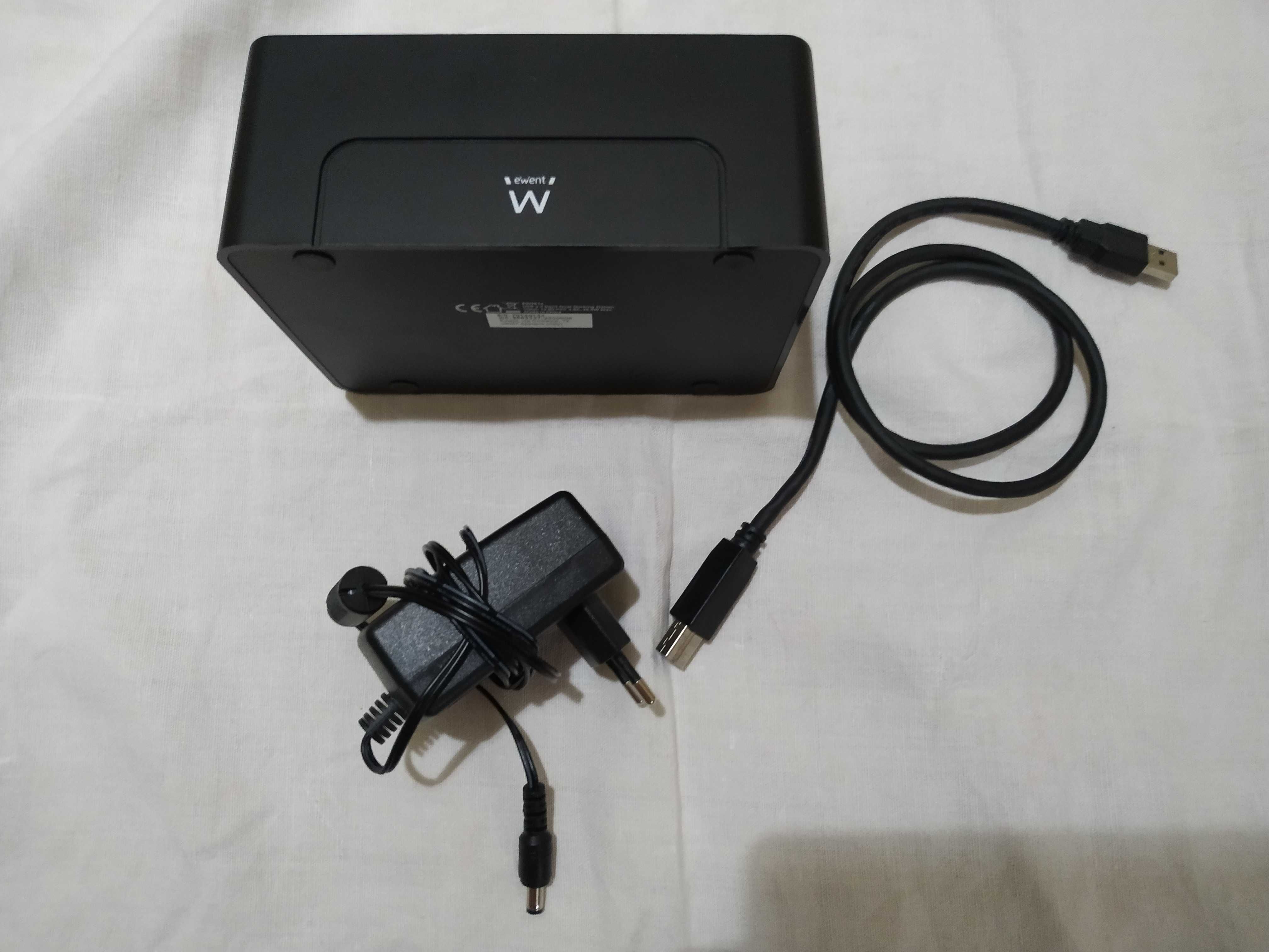 Dock Ewent EW7014 com clonagem, garantia e caixa original