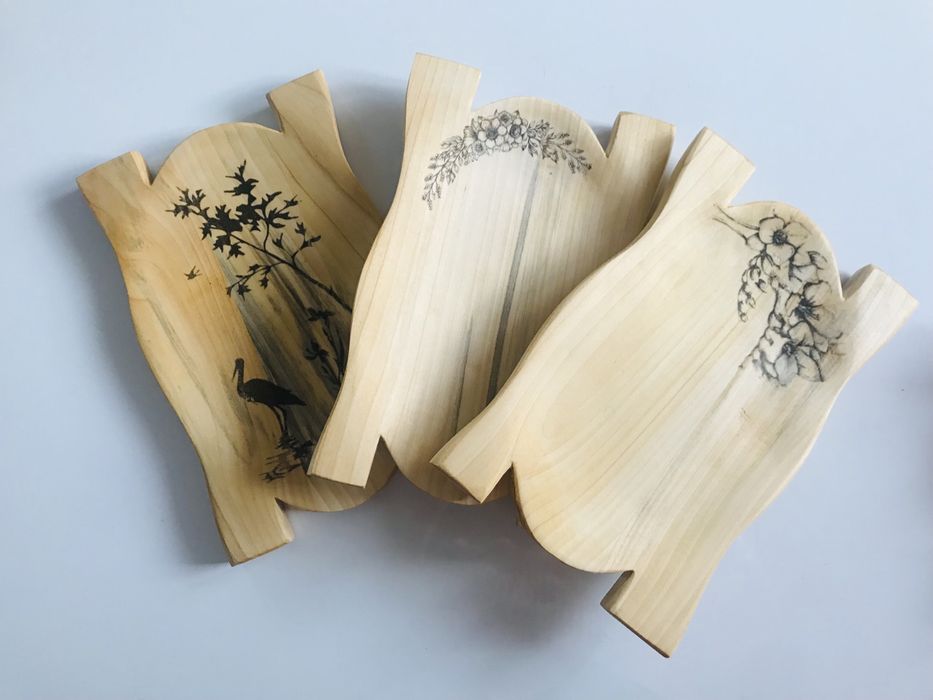 KORYTKO dłubane ozdobne na prezent GRILLOWE 30 cm