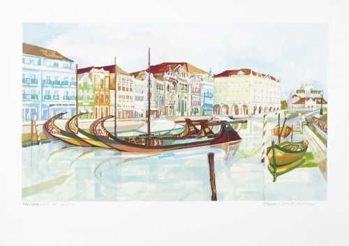 Aveiro e a Ria, 11 diferentes serigrafias