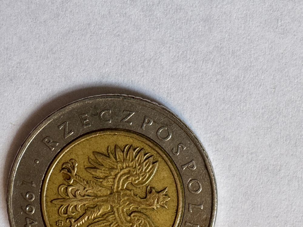 moneta 5 zł 1994 rok | destrukt kolekcjonerska
