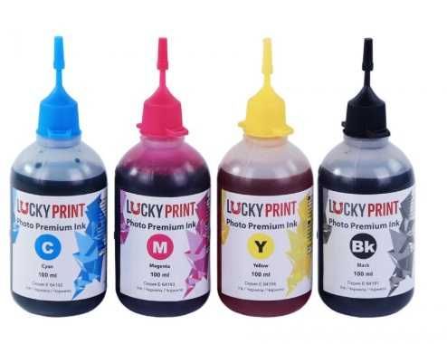 Фото-чорнило для Epson Lucky Print 17UV (4*100 ml) для серії L та E