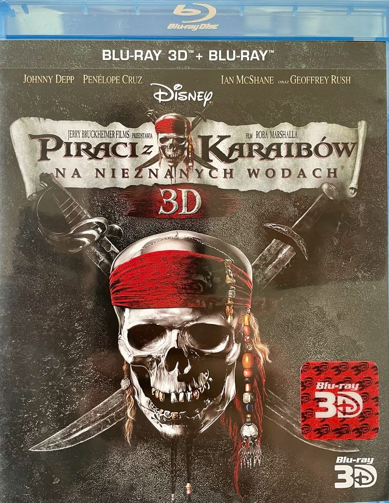 Piraci z Karaibów Na nieznanych wodach Blu-Ray 3D+2D