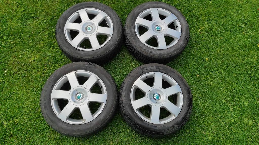 Alufelgi Skoda Oryginalne + Opony Firestone 205/55R16