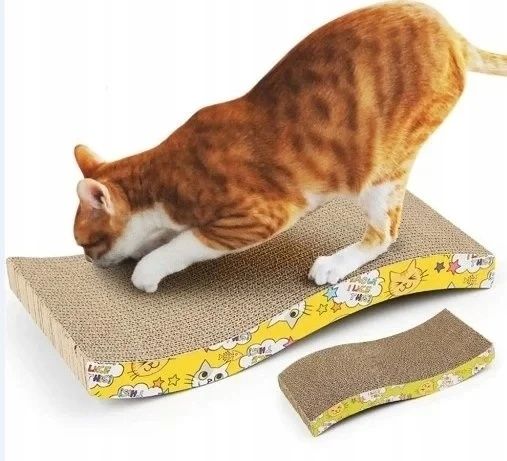 Кігтеточка дряпалка для кота з картону дряпка