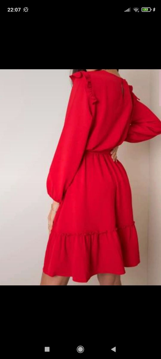 Nowa Sukienka czerwona 38 M