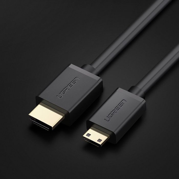 Przewód HDMI Mini HDMI Ugreen 4K 60Hz 1,5m czarny