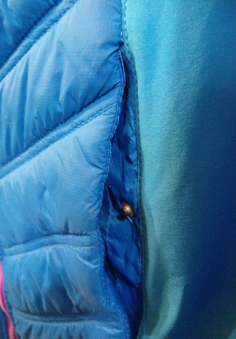 Женская голубая спортивная куртка кофта